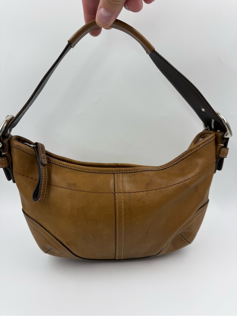 Vintage Coach 9541 Soho Brown Leather Shoulder Hobo Bag Y2K Purse